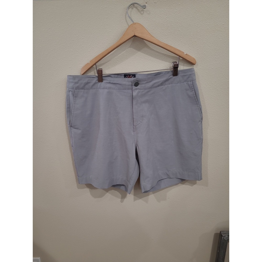 Faherty All Day Short Men SZ 38 Ice Gray‎ comfort stretch athletic casual 7"